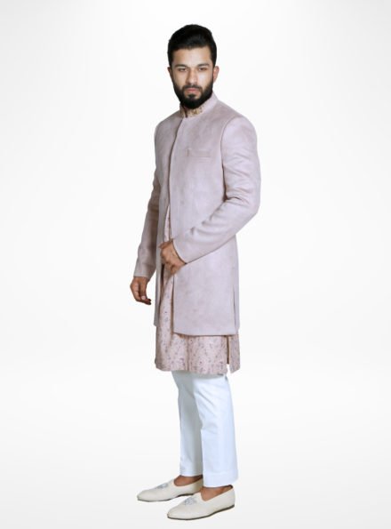 Indo Western in Onion Pink