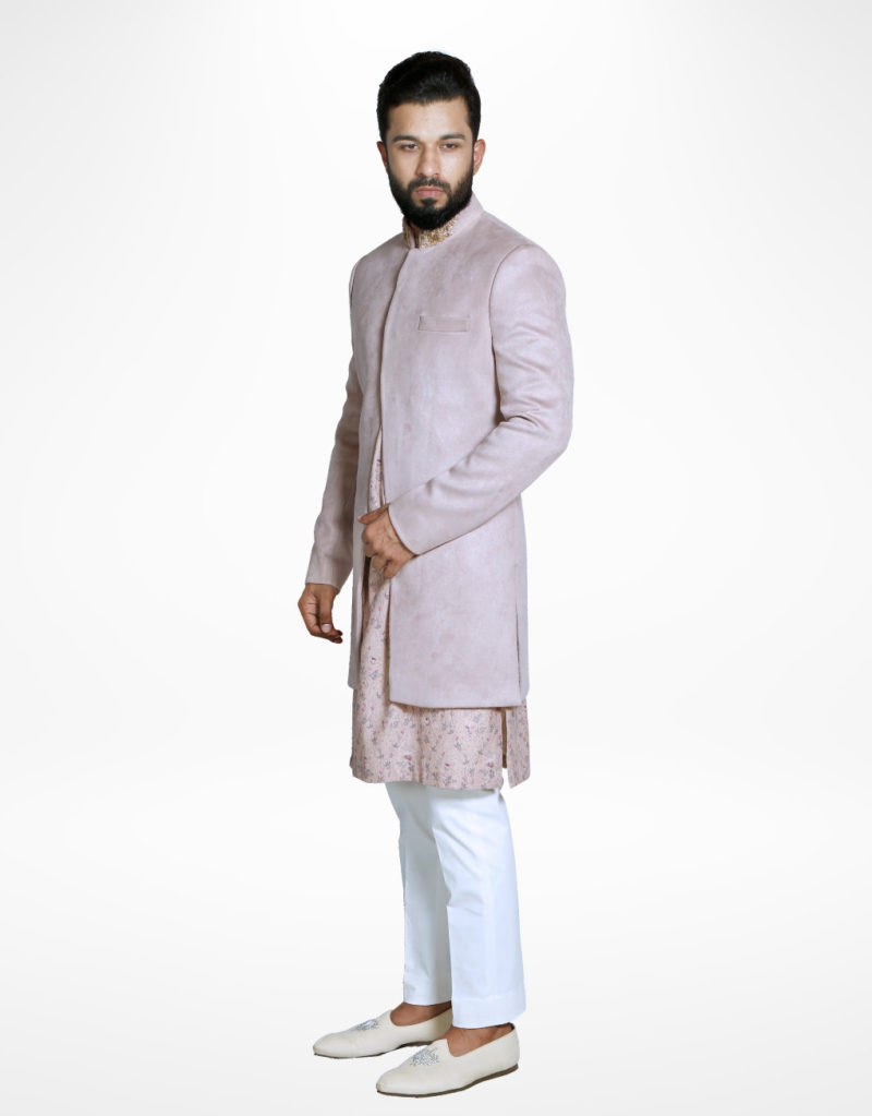 Indo Western in Onion Pink