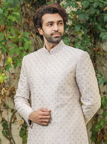 3 piece sherwani