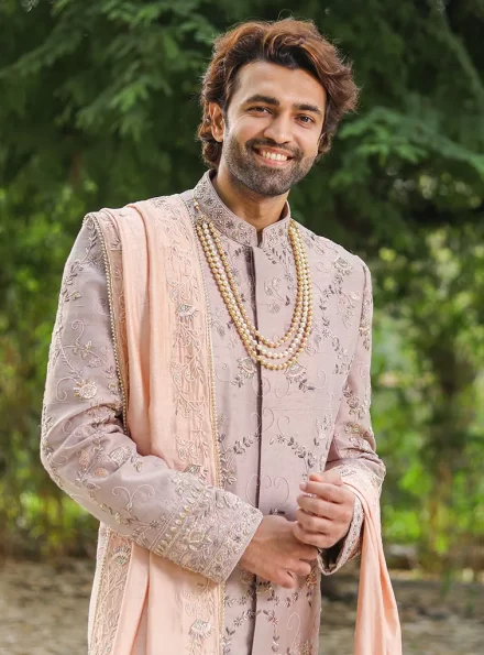 Three piece sherwani