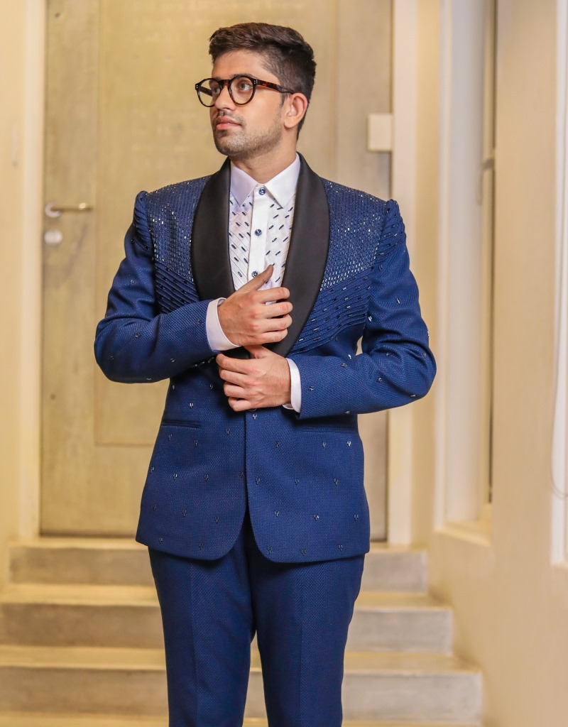 Botong Men's Navy Blue Wedding Suits 2 Pieces One Button India | Ubuy