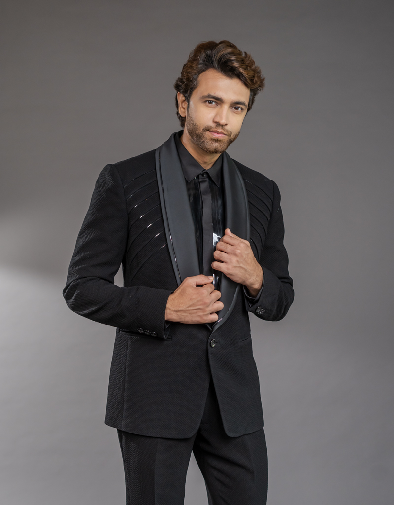 Buy Four Piece Black Suit Online at Best Price