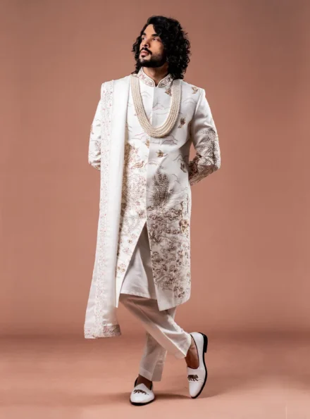 Classic Zardosi Work Sherwani