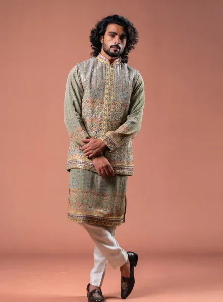 Kalamkari Gotta Bandi Kurta Set