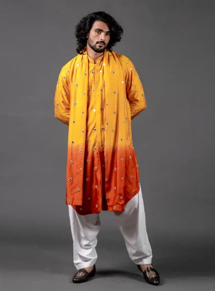 Ombre Mirror Kurta Set